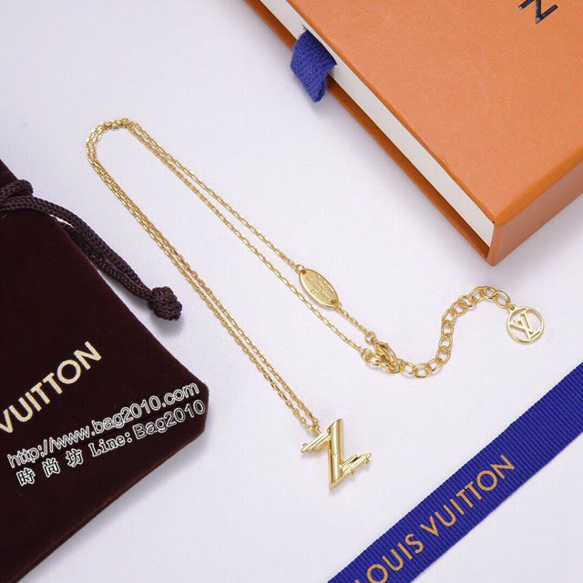 Louis Vuitton新款飾品 路易威登字母Z項鏈 LV簡約字母鎖骨鏈  zglv2125